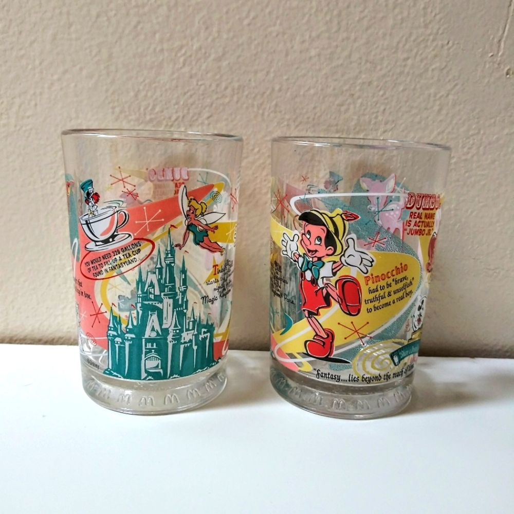 Collectible Disney McDonald's 100 Years of Magic Drinking Glass Cup